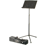 Peak SMS-50 Tall Music Stand with Aluminum legs; black