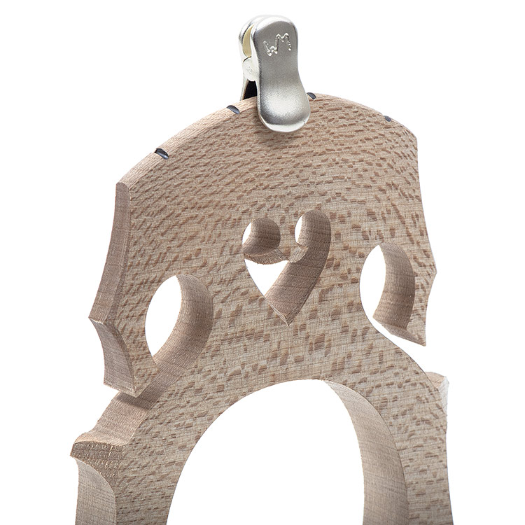 WMutes Concert Mute for Cello, Matte Silver