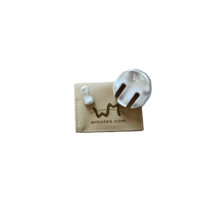 WMutes Matte Silver Cello Mute Set: Practice & Concert Mutes