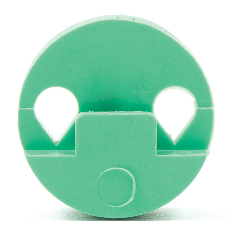 Tourte Style Round Mute for Viola, Green