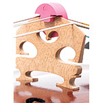 Tourte Style Round Mute for Viola, Pink