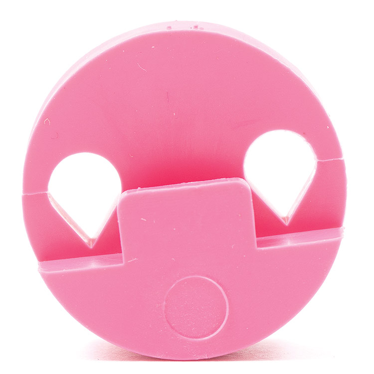 Tourte Style Round Mute for Viola, Pink