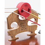 Tourte Style Round Mute for Viola, Red