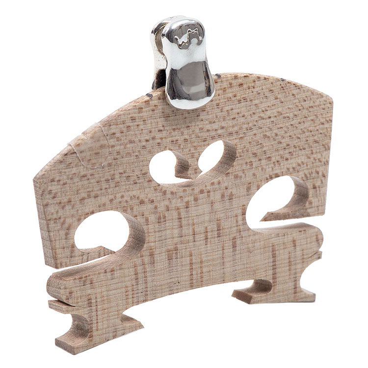 WMutes Concert Mute for Violin, Bright Silver
