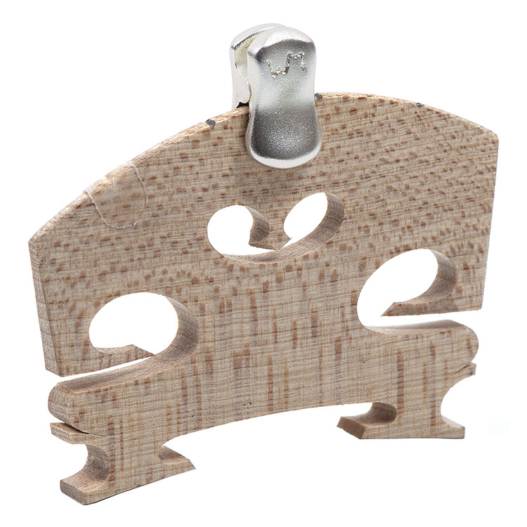WMutes Concert Mute for Violin, Matte Silver
