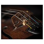WMutes Concert Mute for Violin, Matte Gold