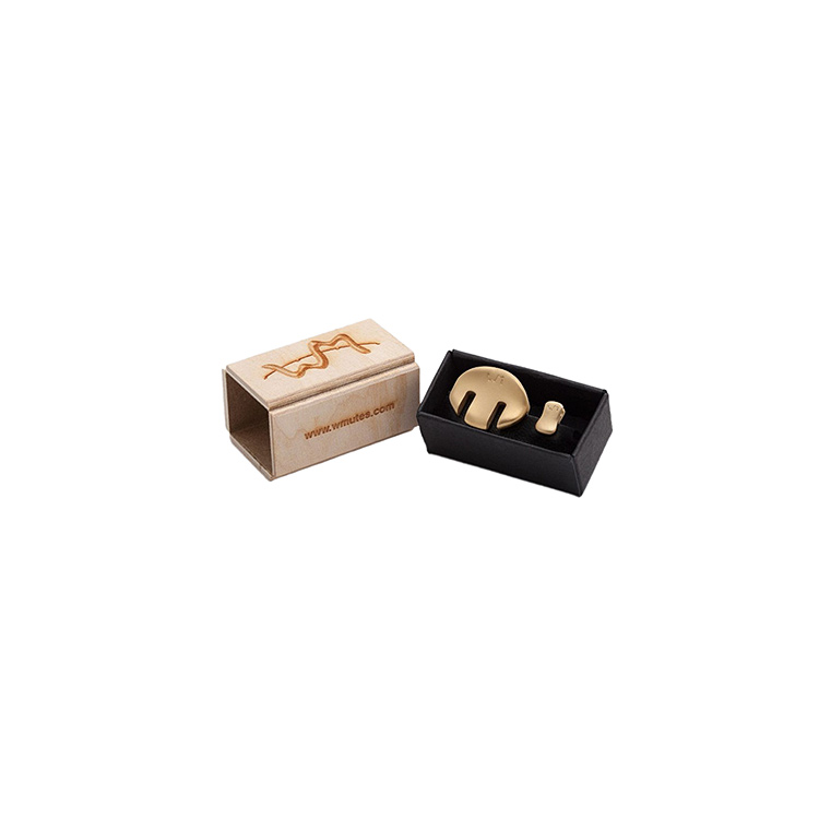 WMutes Matte Gold Violin Mute Set: Practice & Concert Mutes