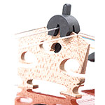 Shaped Tourte Style Mute for Violin or Viola