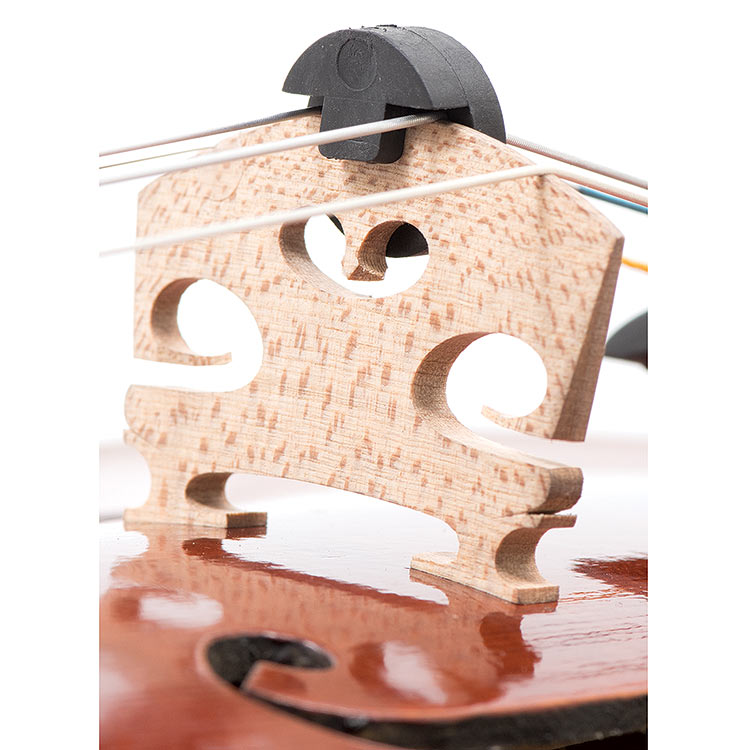 Round Black Tourte Style Mute for Violin or Small Viola Johnson