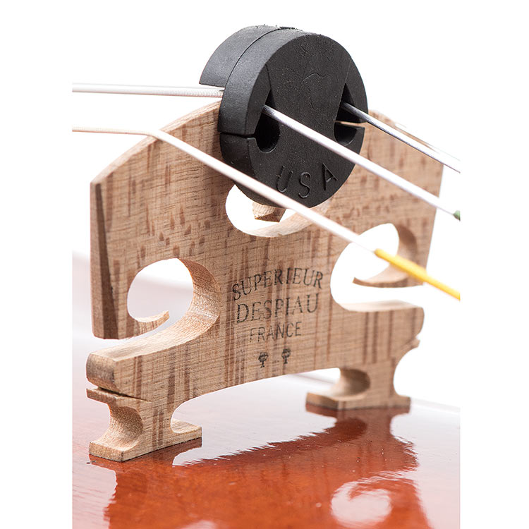 Round Black Tourte Style Mute for Violin or Small Viola Johnson