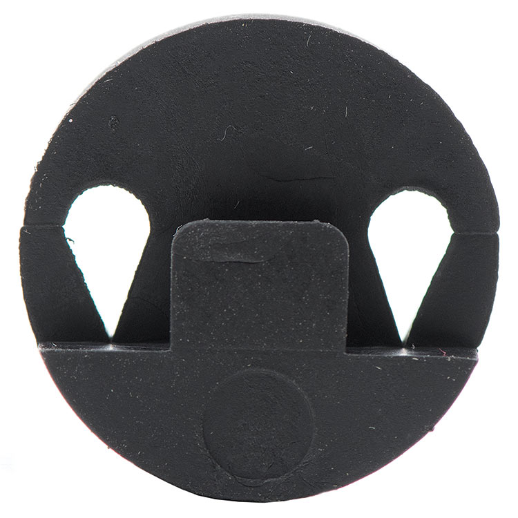 Round Black Tourte Style Mute for Violin or Small Viola