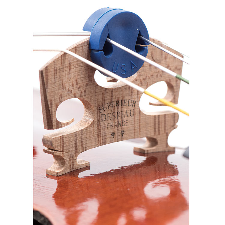 Round Blue Tourte Style Mute for Violin or Small Viola Johnson String