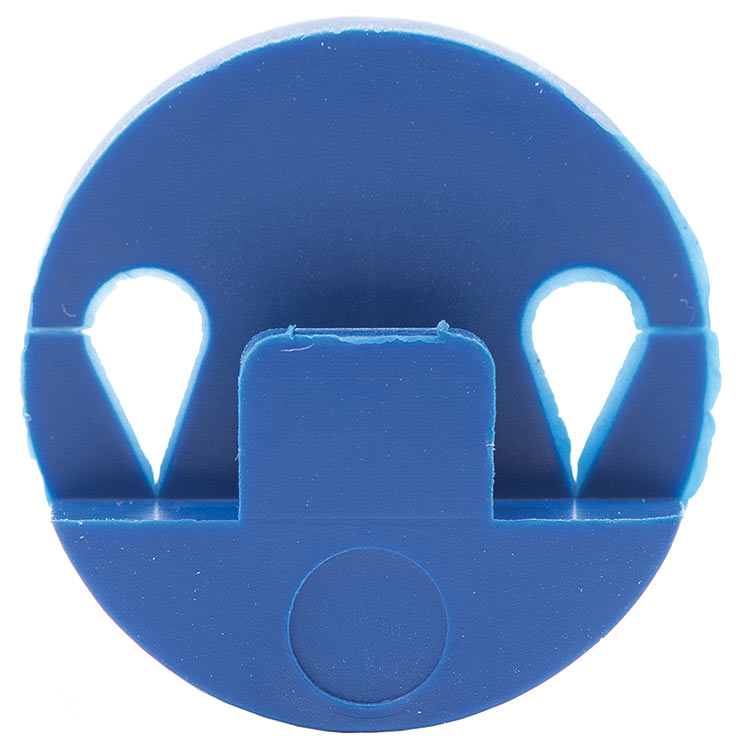 Round Blue Tourte Style Mute for Violin or Small Viola