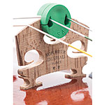 Round Green Tourte Style Mute for Violin or Small Viola