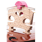 Round Pink Tourte Style Mute for Violin or Small Viola