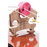 Round Pink Tourte Style Mute for Violin or Small Viola