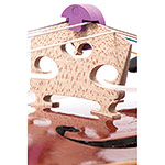 Round Purple Tourte Style Mute for Violin or Small Viola