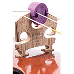 Round Purple Tourte Style Mute for Violin or Small Viola