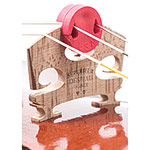 Round Red Tourte Style Mute for Violin or Small Viola