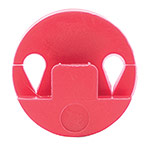 Round Red Tourte Style Mute for Violin or Small Viola