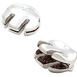 WMutes Practice Mute for Violin/Viola, Bright Silver