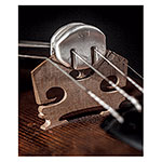 WMutes Practice Mute for Violin/Viola, Bright Silver