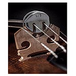 WMutes Practice Mute for Violin/Viola, Bright Black