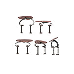 Pirastro Korfker Luna Shoulder Rest and Spring Chinrest Bundle for Viola
