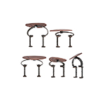 Pirastro Korfker Shoulder rest and Spring Chinrest Bundle for Violin