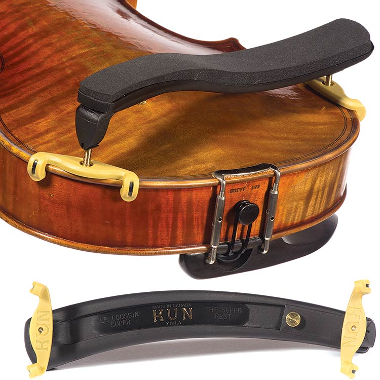 Kun Super Viola Shoulder Rest, For 15 1/2'' and Up