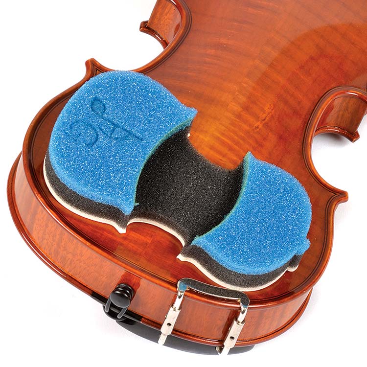 AcoustaGrip Blue Protege Shoulder Rest, for 1/8- 1/2 Violin