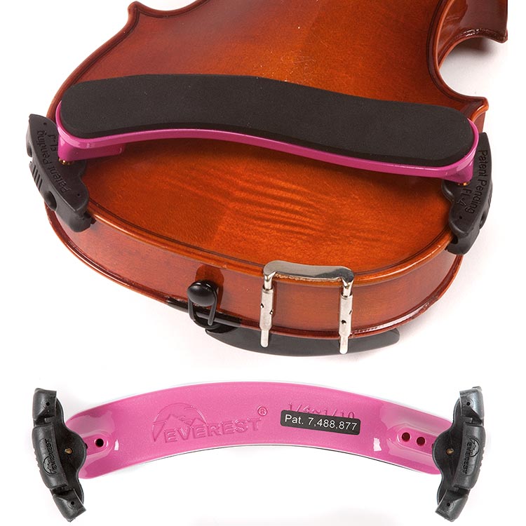 Everest 1/4-1/10 Violin ES Pink Shoulder Rest
