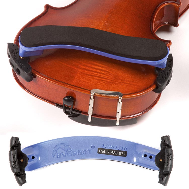Everest 1/4-1/10 Violin ES Purple Shoulder Rest