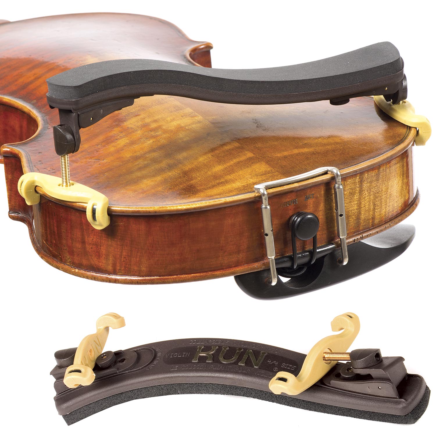 Kun Collapsible 4/4 Violin Shoulder Rest | Johnson String Instrument