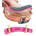 Kun Collapsible Junior 1/2-3/4 Violin Shoulder Rest, Razzle Dazzle