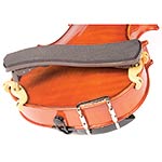 Kun Collapsible Mini 1/16-1/4 Violin Brown Shoulder Rest