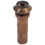 Harmonie Hill Model Viola End Button, Pernambuco with Ebony Pip and Crown
