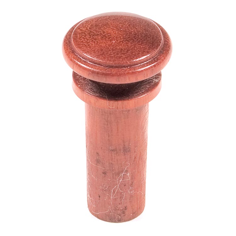 Harmonie Simple Viola End Button, Pernambuco, No Pip