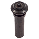 Harmonie Hill Model Violin End Button, Rosewood with Ebony Pip and Crown