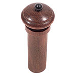 Harmonie Simple Violin End Button, Pernambuco with Ebony Pip