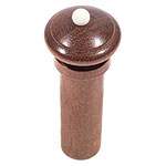 Harmonie Simple Violin End Button, Pernambuco with Ivory Pip