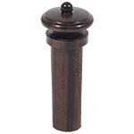 Harmonie Simple Violin End Button, Rosewood with Ebony Pip