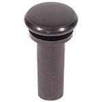 Harmonie Off-Set Violin End Button, Rosewood, No Pip