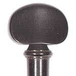 Harmonie Strad Model Violin Peg Set, Ebony with Ebony Collar