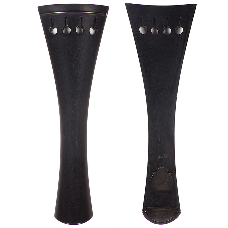 Harmonie French Model Cello Tailpiece, 235mm, Ebony with Ebony Saddle