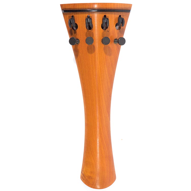Harmonie French Model Viola Tailpiece, 125mm, Boxwood with Tuners