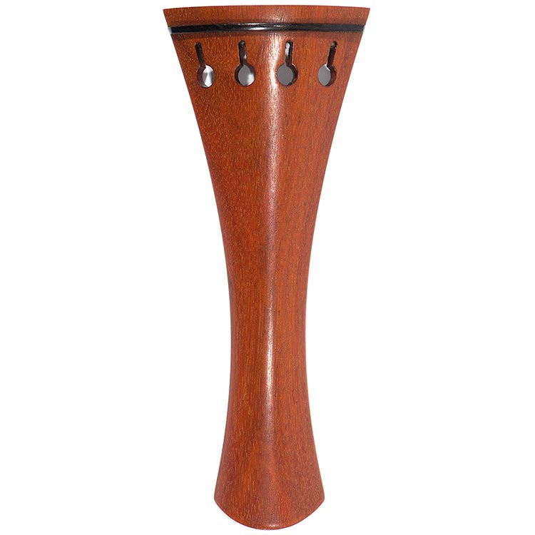 Harmonie French Model Violin Tailpiece, 112mm, Pernambuco with Ebony Saddle