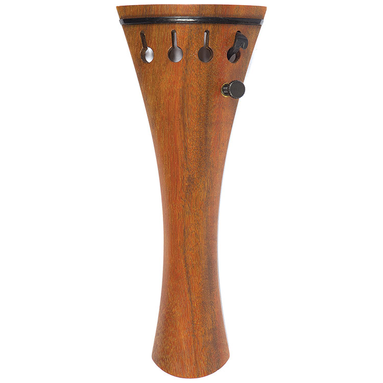 Harmonie French Model Violin Tailpiece, 112mm, Pernambuco with Single Tuner