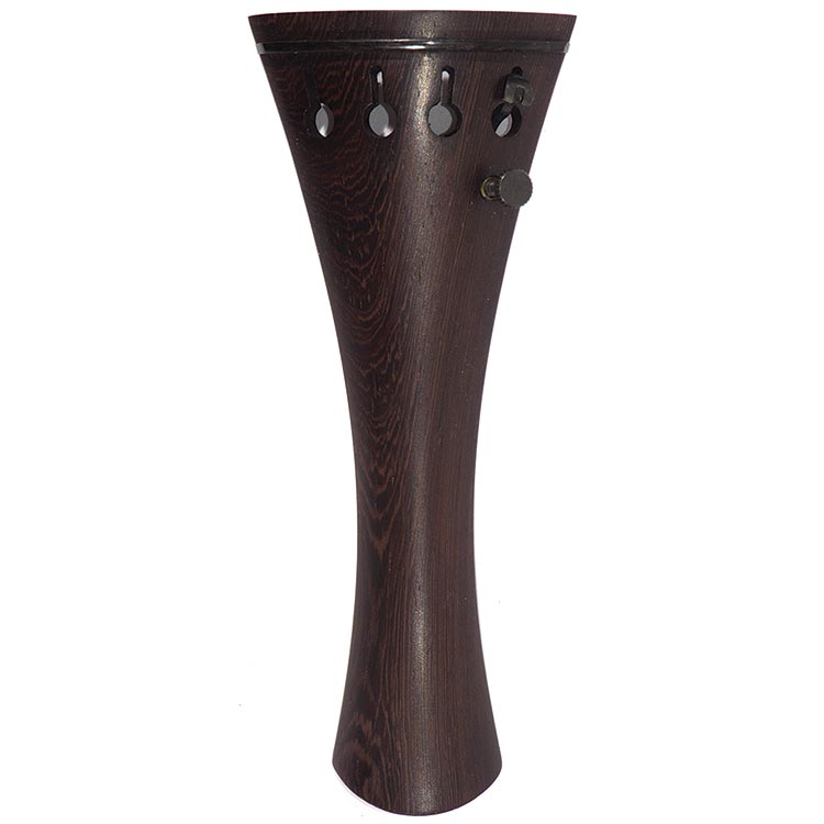 Harmonie French Model Violin Tailpiece, 112mm, Rosewood with Single Tuner