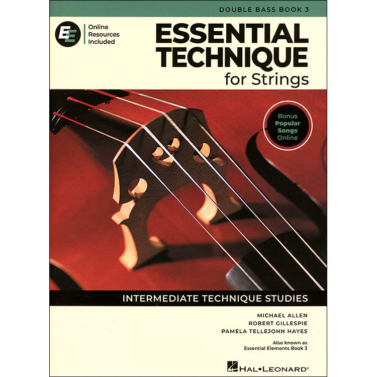 Essential Technique, Book 3 for bass (2025 edition); Allen